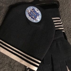 Winter Hat Gloves & Scarf Knit Set Kids Grey